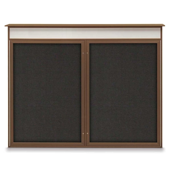 Single Door Enclosed Indoor Letterboard